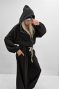 felpa crop con zip she